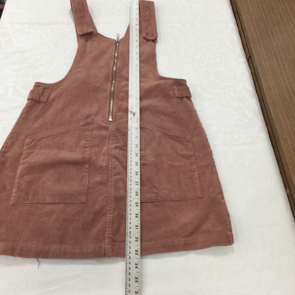 Wild Fable Brown Corduroy Jumpsuit with Bib Front - Picture 7 of 10